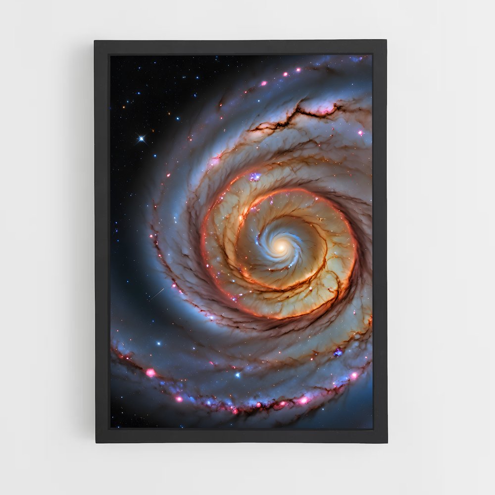 Poster sublime spirale galactique (vue 2)